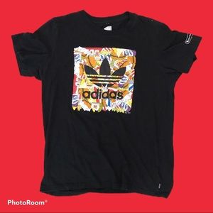 Bevis and butthead fast food adidas shirt 🍔 🍕 🌭